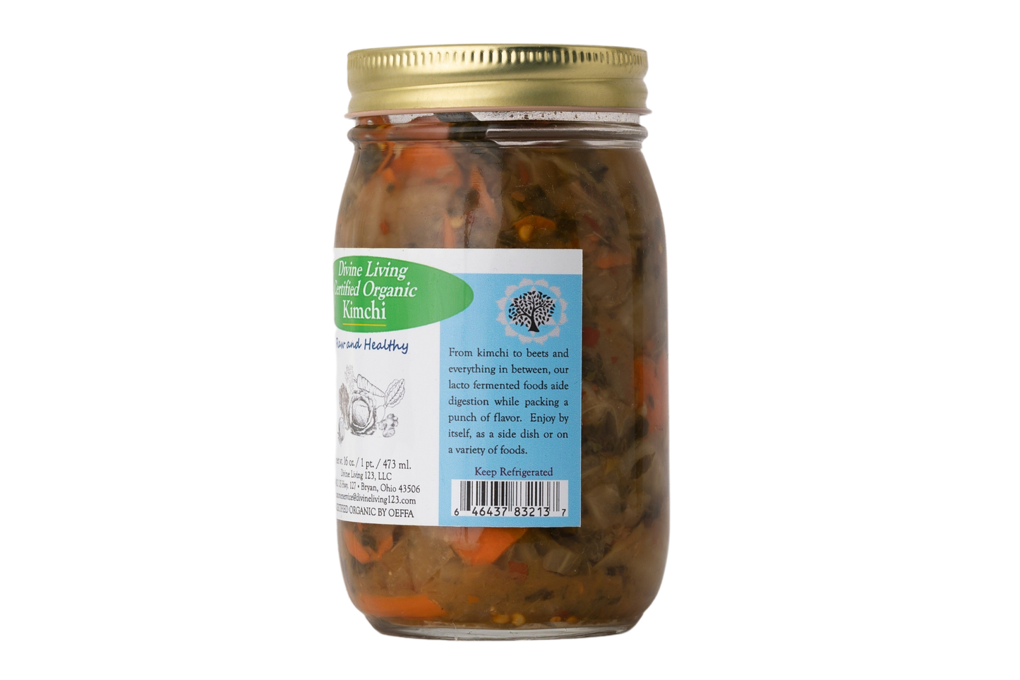 Divine Living Fermented Kimchi