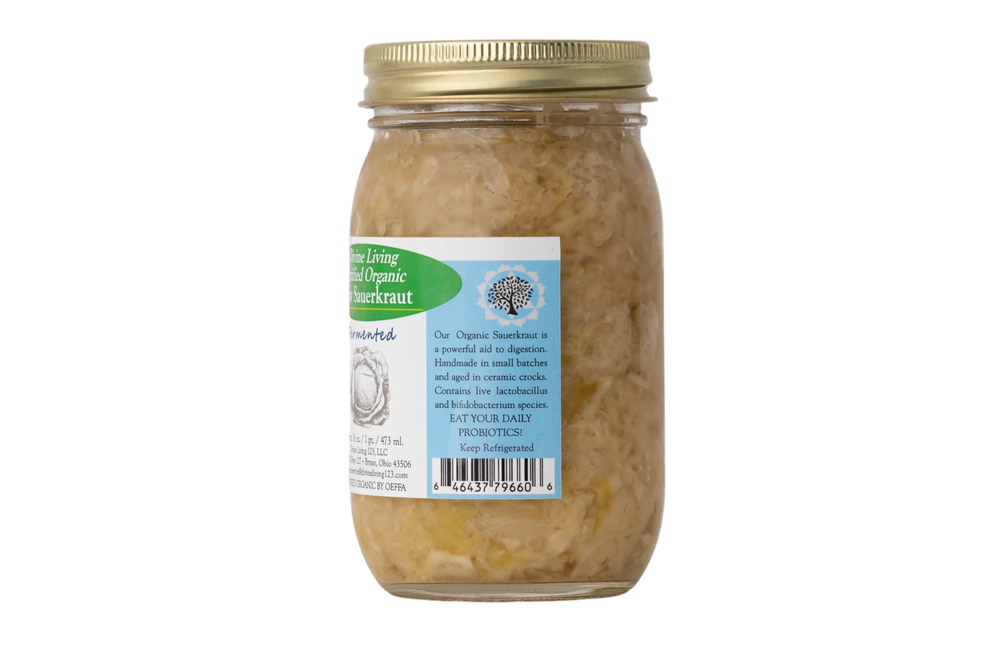 Divine Living Fermented Sauerkraut