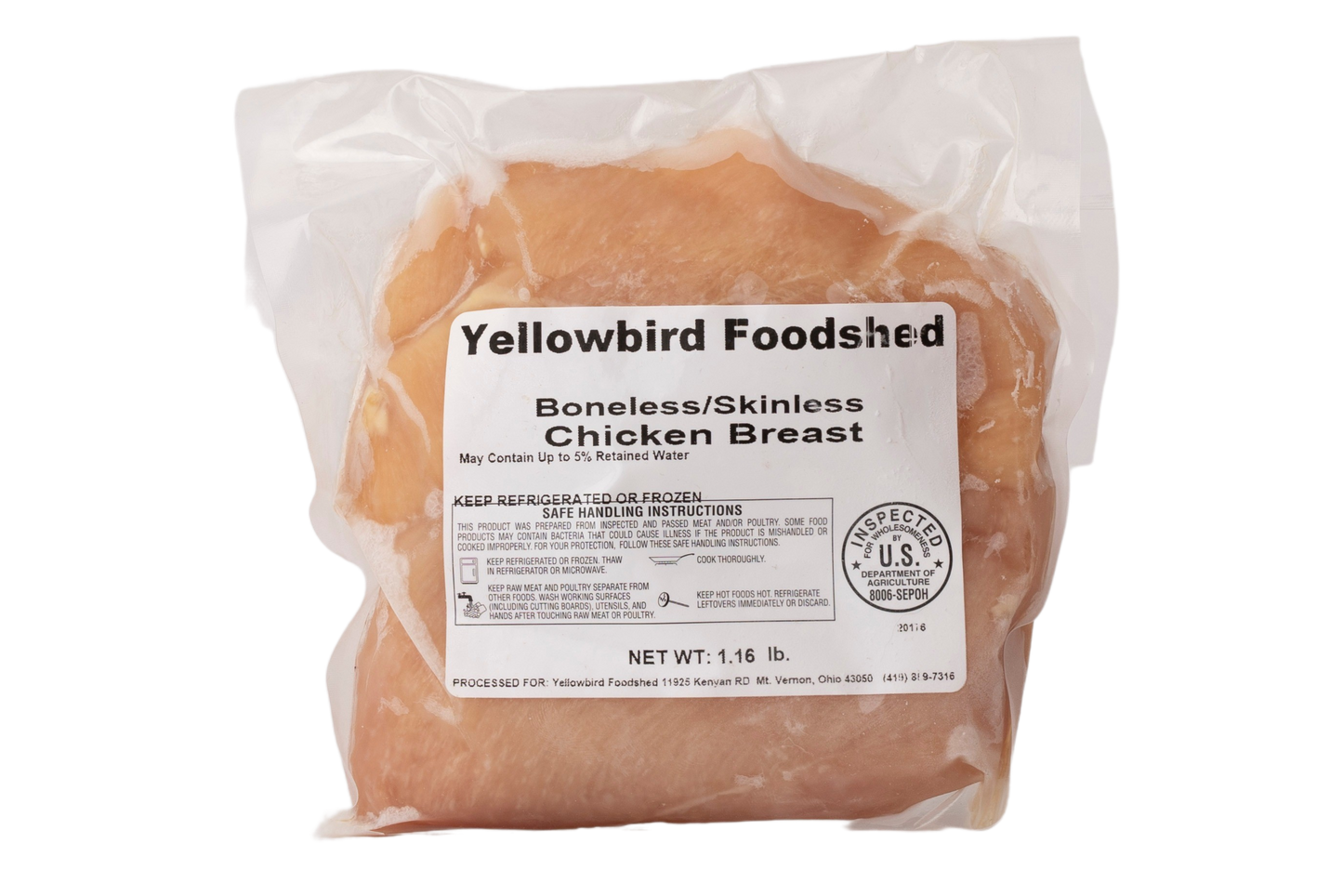 Sweet Grass Chicken Breast Boneless and Skinless