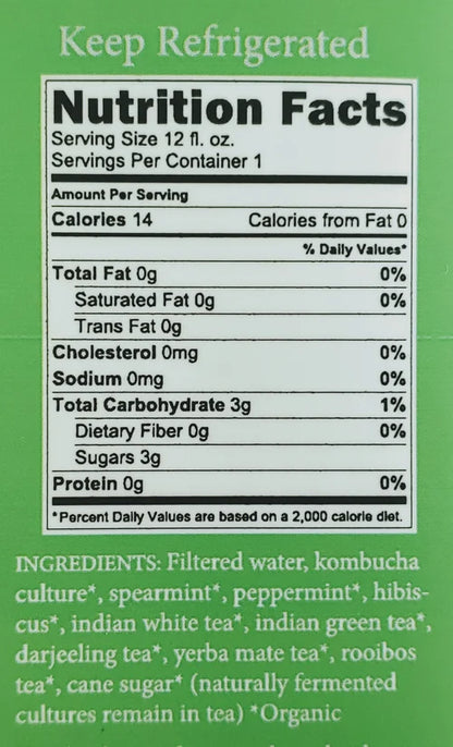 Divine Living Kombucha Meeting of the Mints