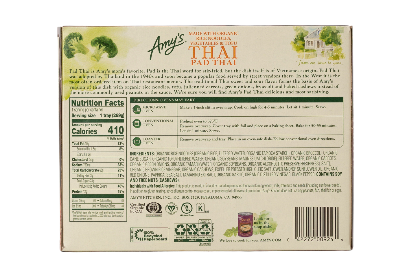 Amy's Kitchen Pad Thai