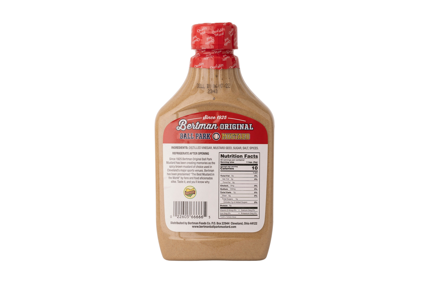 Bertman Original Ballpark Mustard
