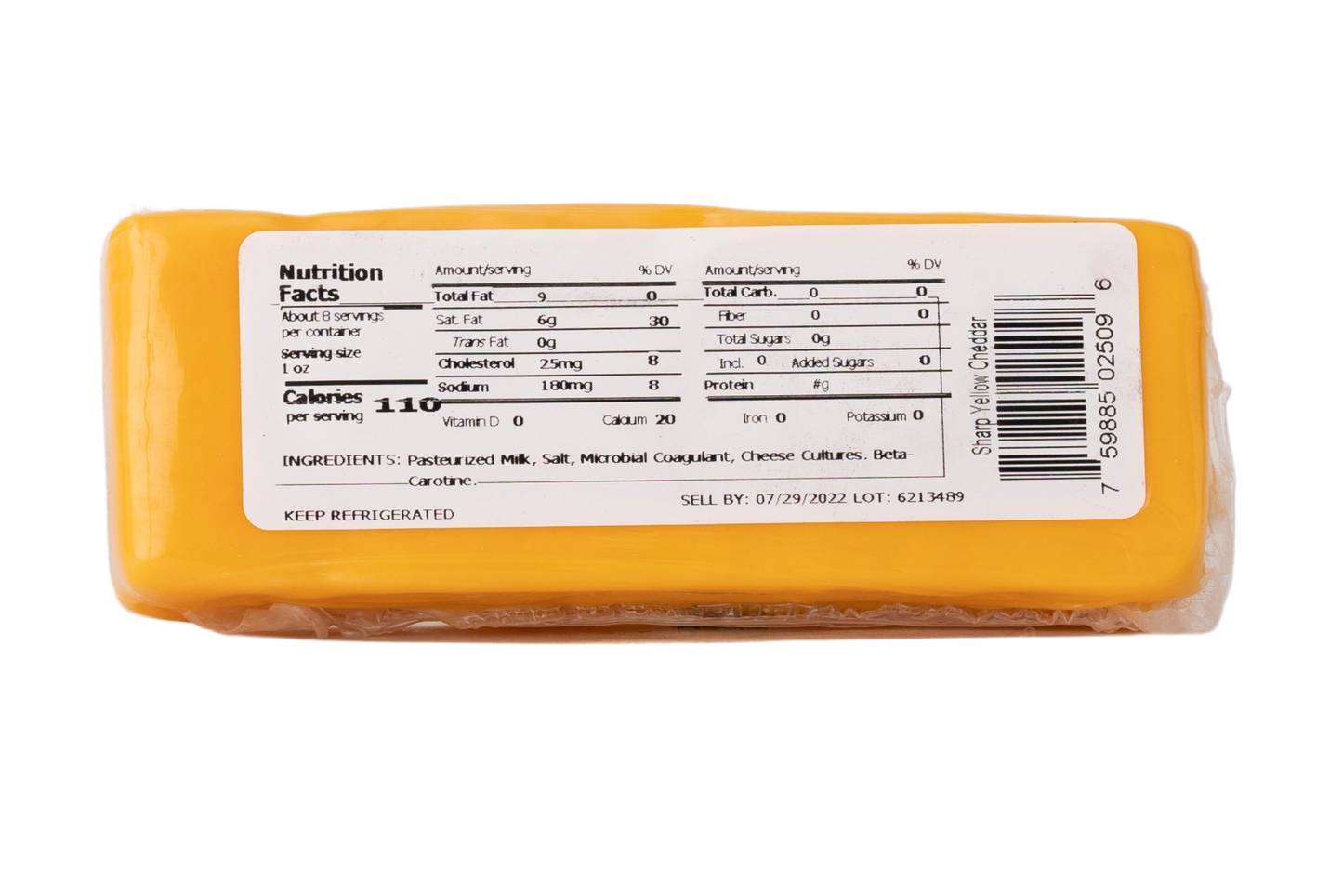 Bunker Hill Cheese Cheddar Sharp Yellow
