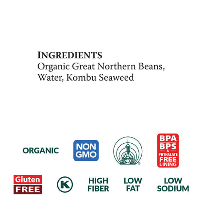 Eden Foods Organic Canned Great Northern Beans