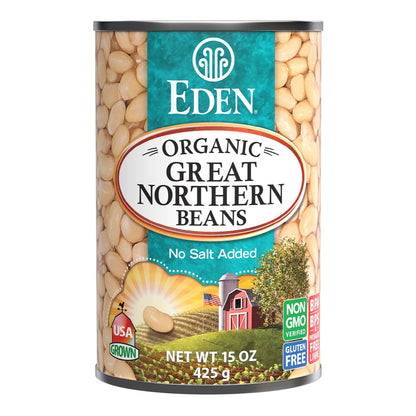 Eden Foods Organic Canned Great Northern Beans