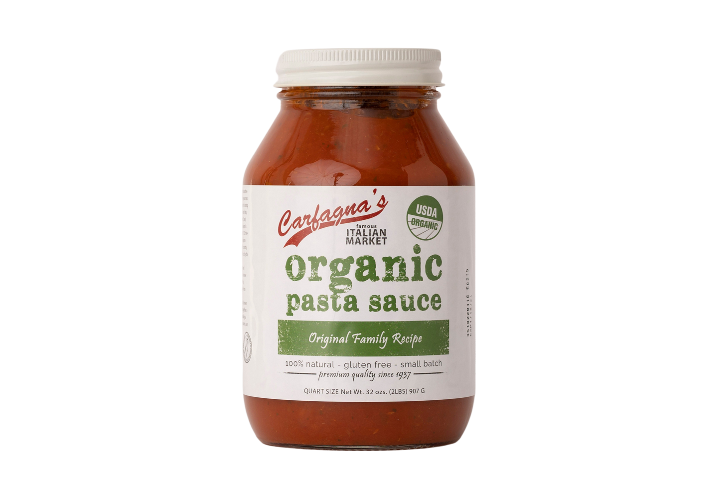 Carfagna's Organic Pasta Sauce