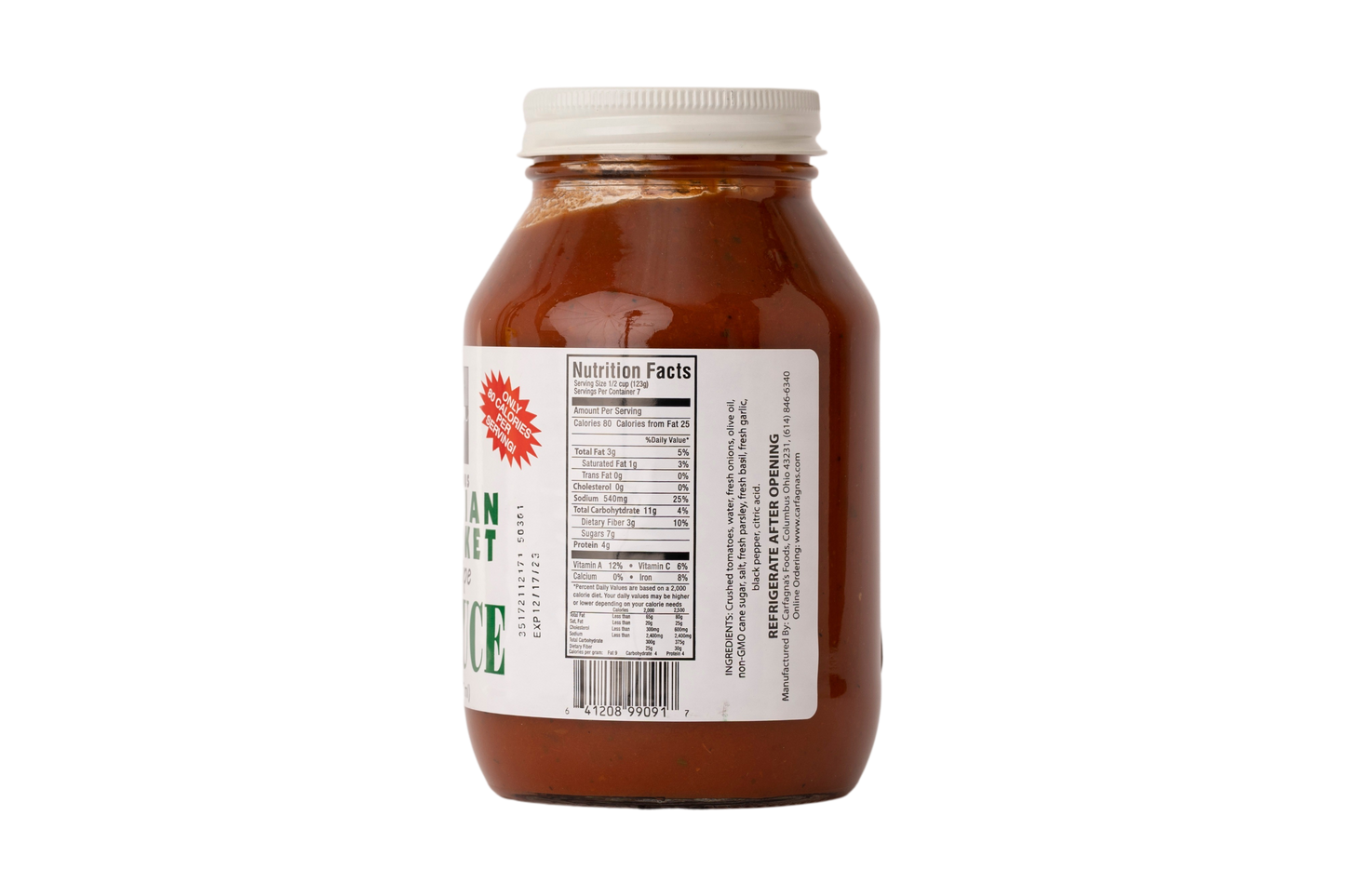 Carfagna's Original Pasta Sauce