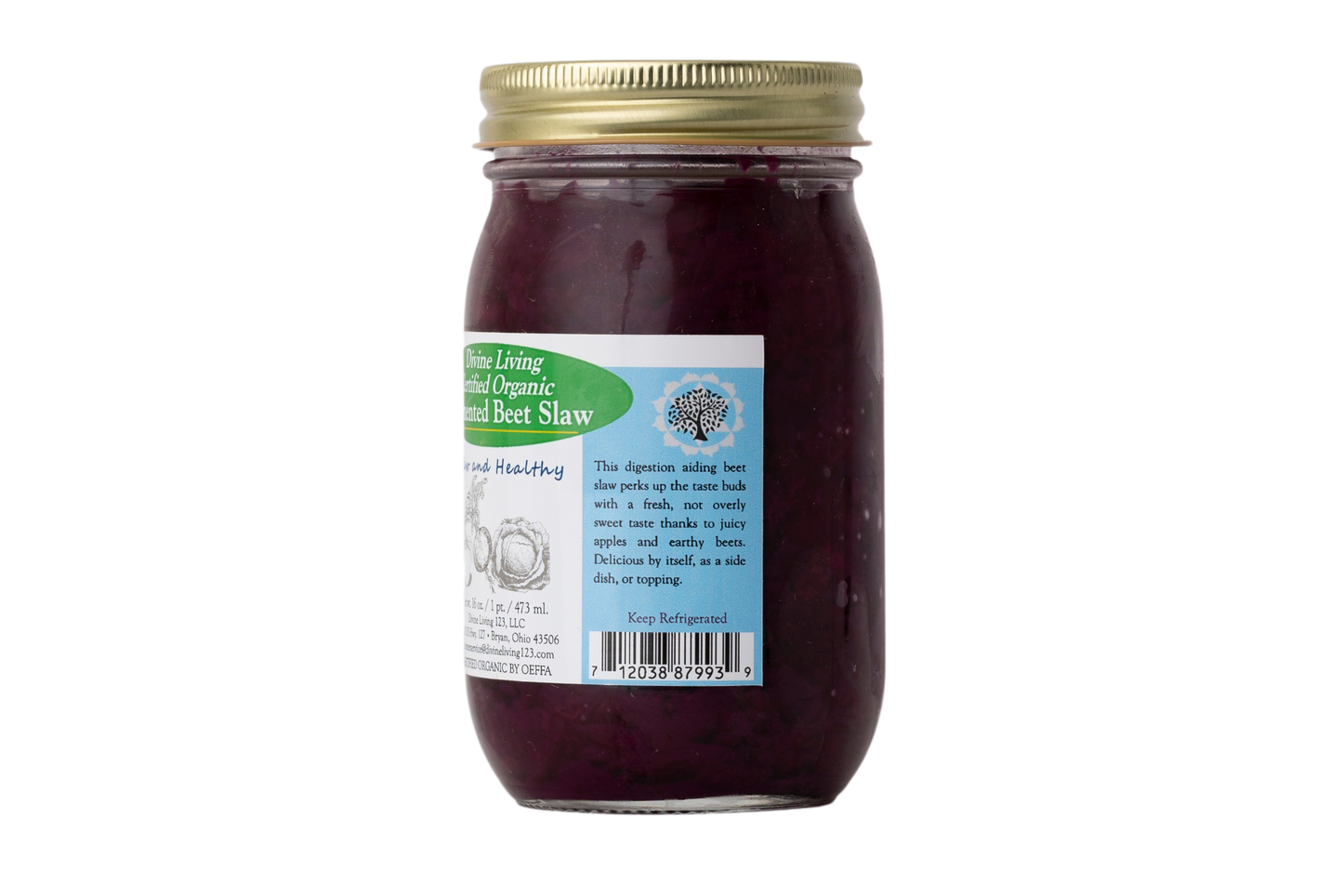 Divine Living Fermented Beet Slaw