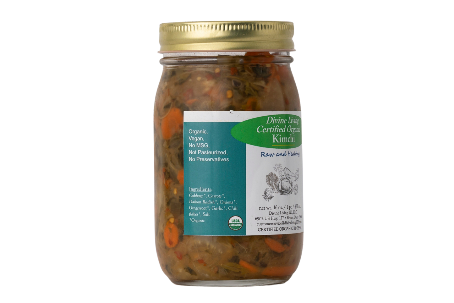Divine Living Fermented Kimchi