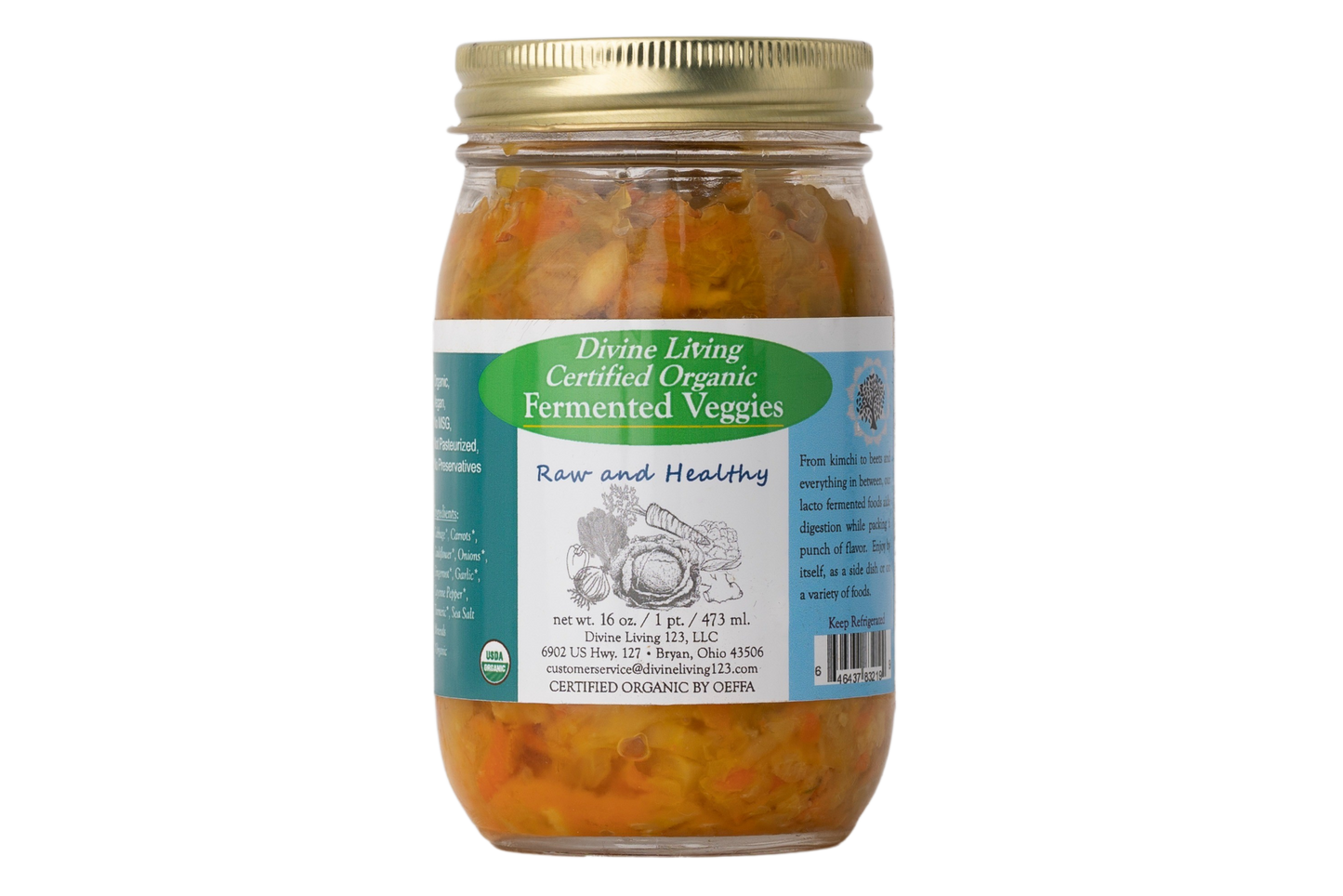 Divine Living Fermented Veggies
