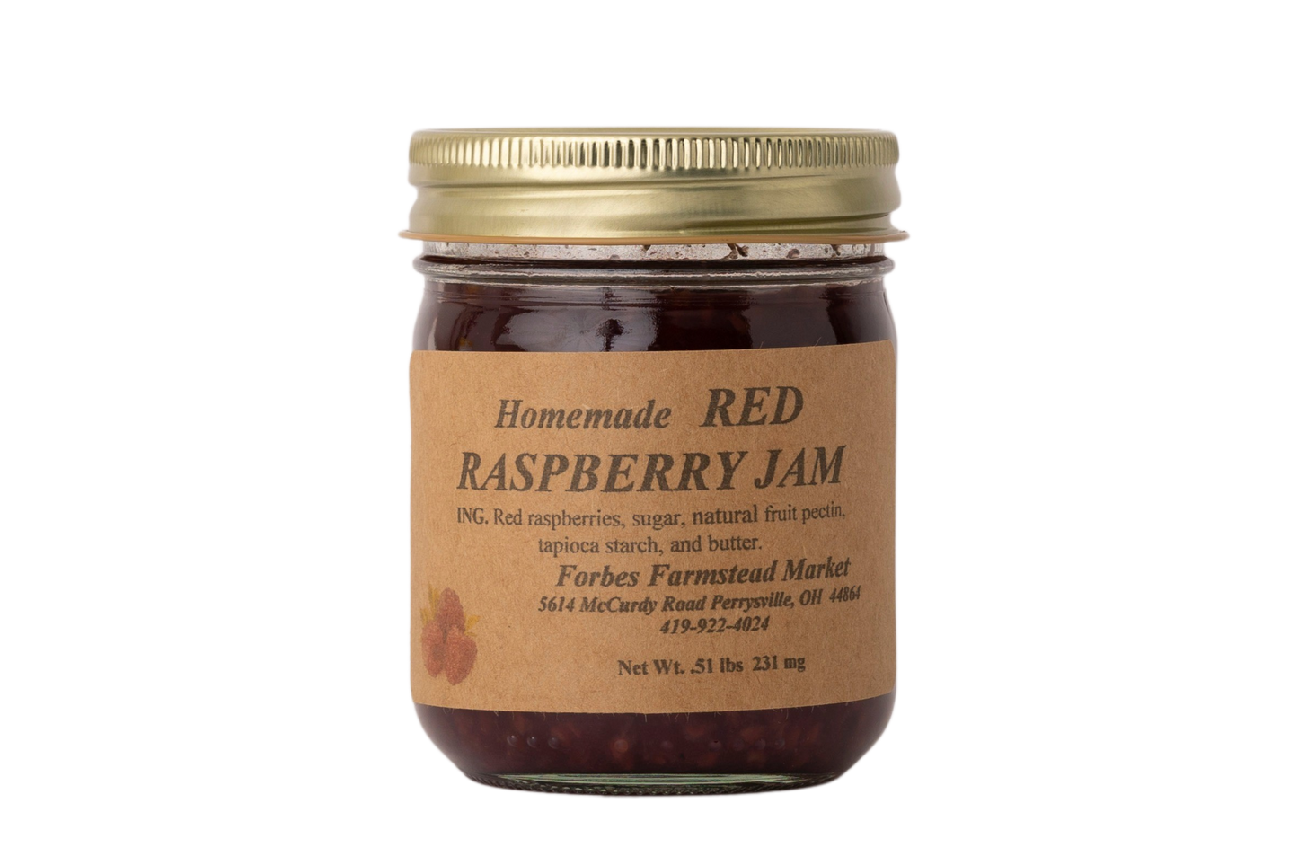 Forbes Jam Red Raspberry