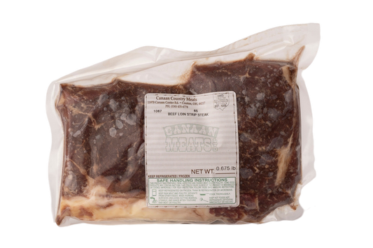 Grass Fed Beef New York Strip Steak (Loin Strip)