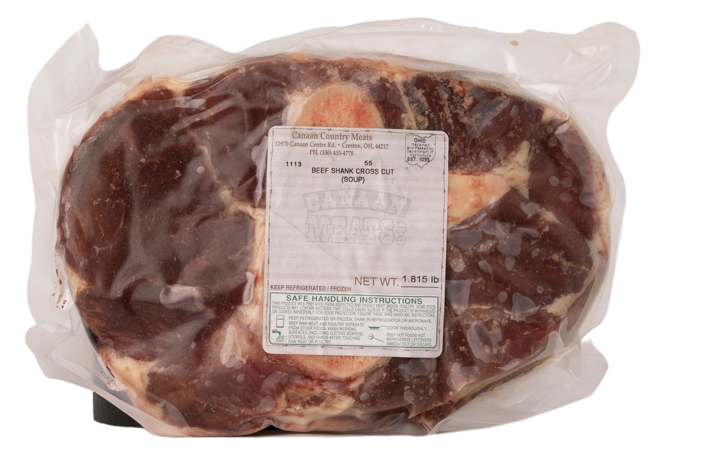 Grass Fed Beef Shanks (Large)