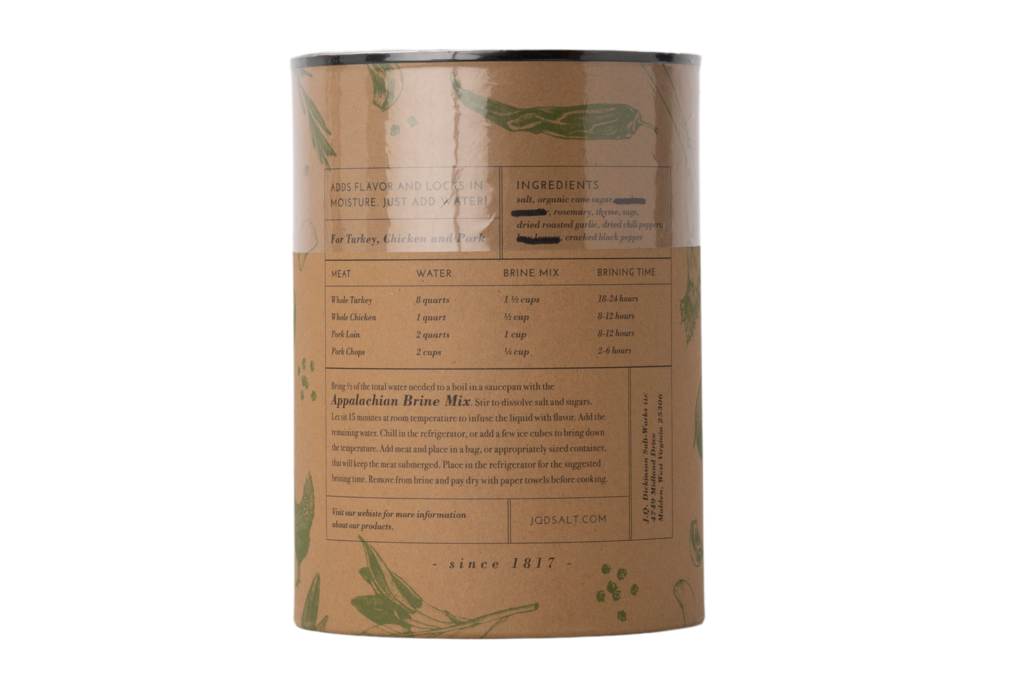 J. Q. Dickinson Salt-Works Appalachian Brine Mix