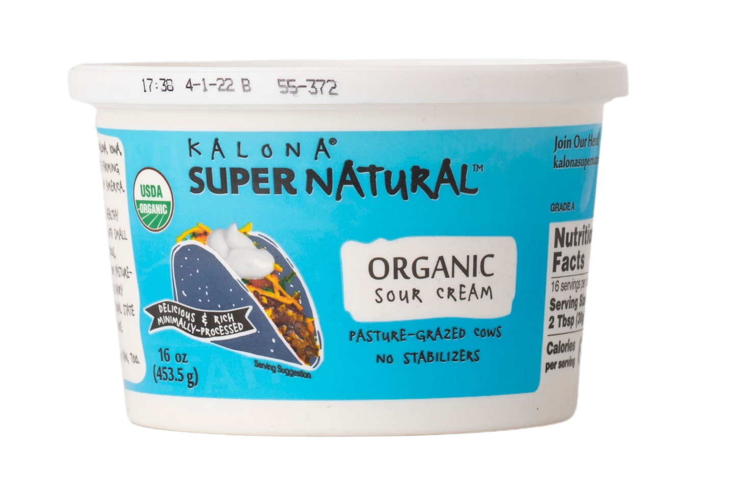 Kalona SuperNatural Organic Sour Cream