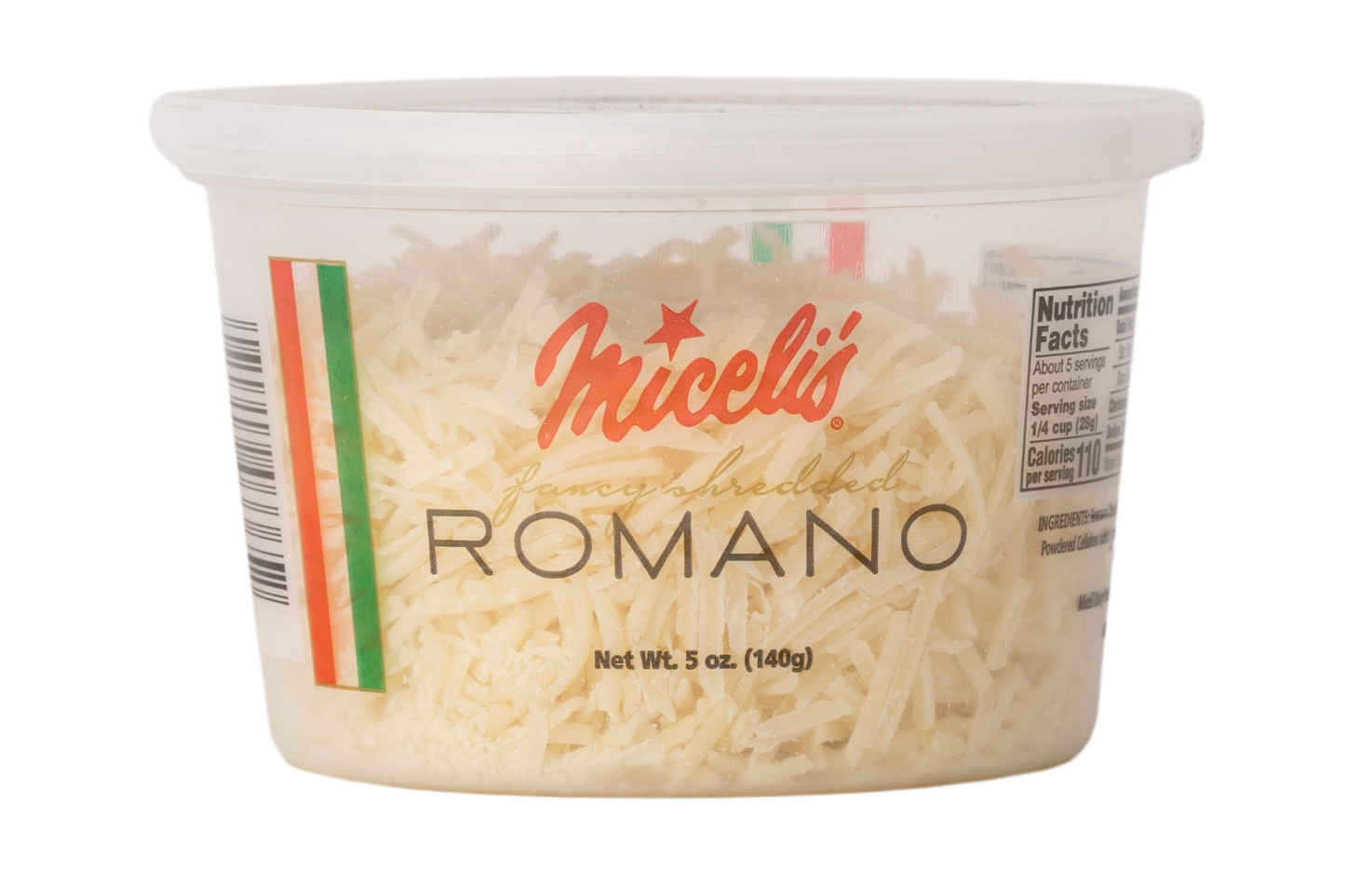 Miceli's Dairy Cheese Fancy Shredded Romano