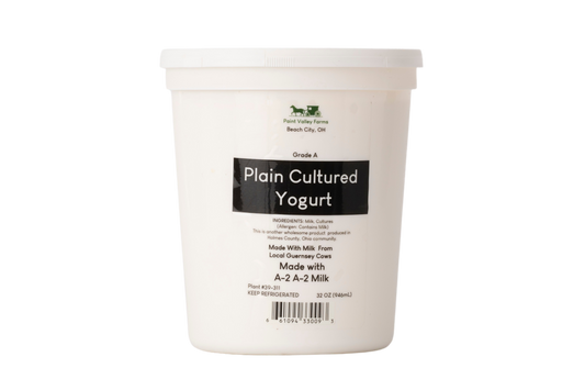 Paint Valley Farms Plain Cultured Yogurt