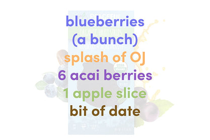 Peaceful Fruit Organic Blueberry + Acai Drizzle