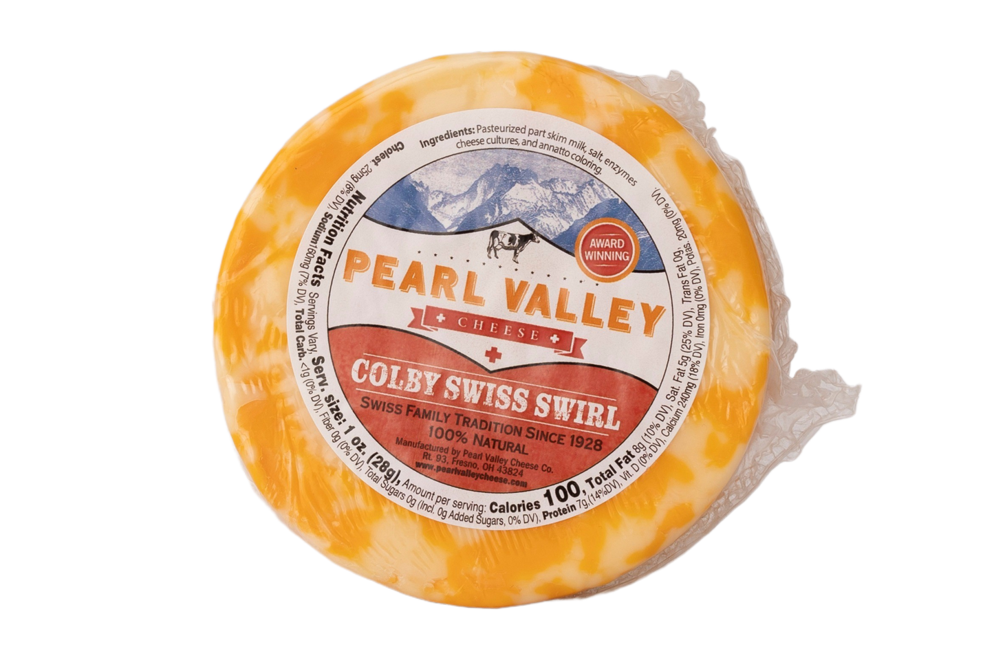 Pearl Valley Colby Swiss Swirl Cheese