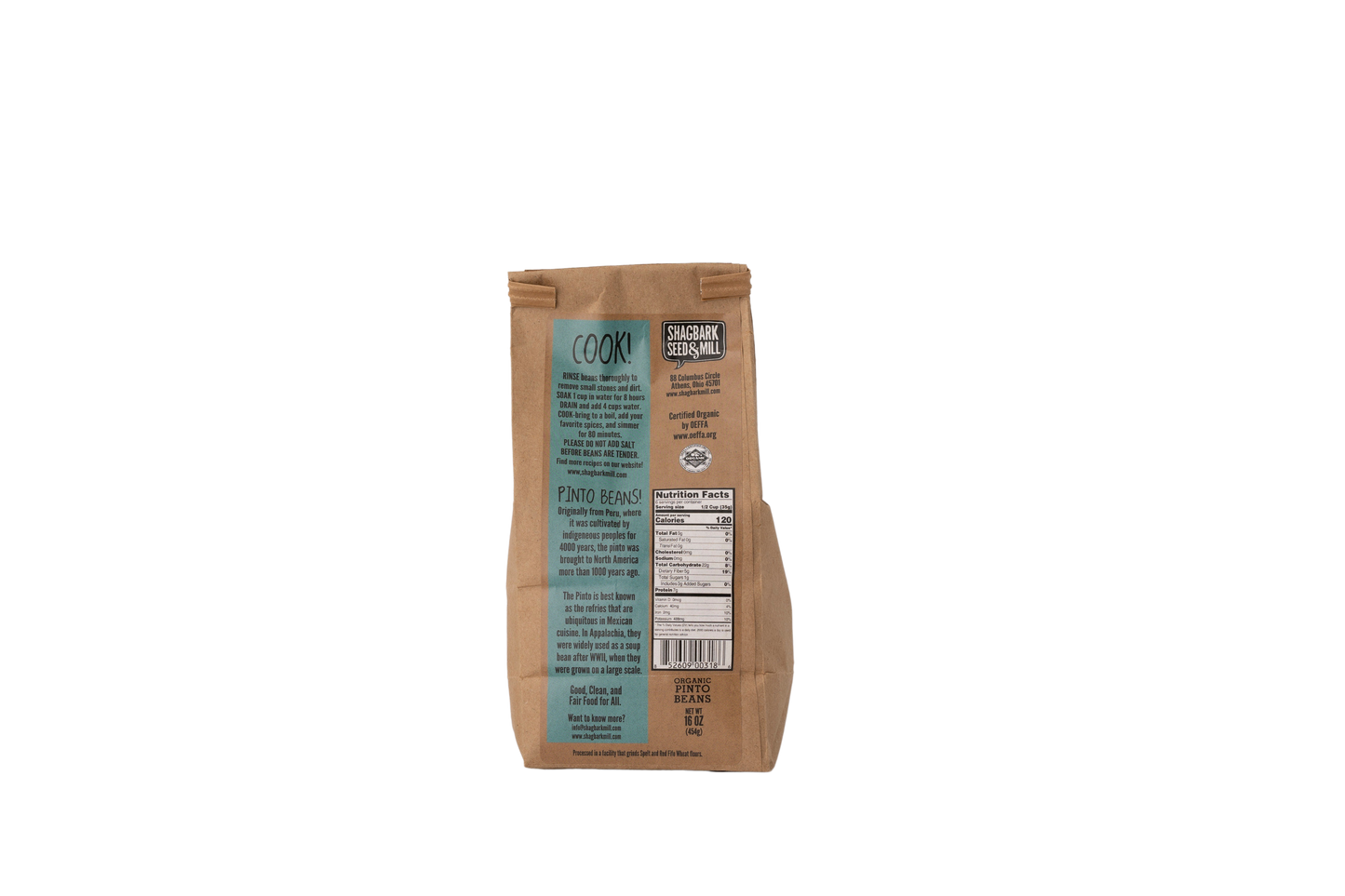 Shagbark Organic Pinto Beans