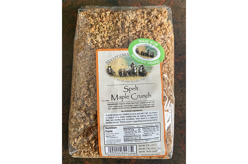 Stutzman Farms Sprouted Grain Spelt Maple Crunch