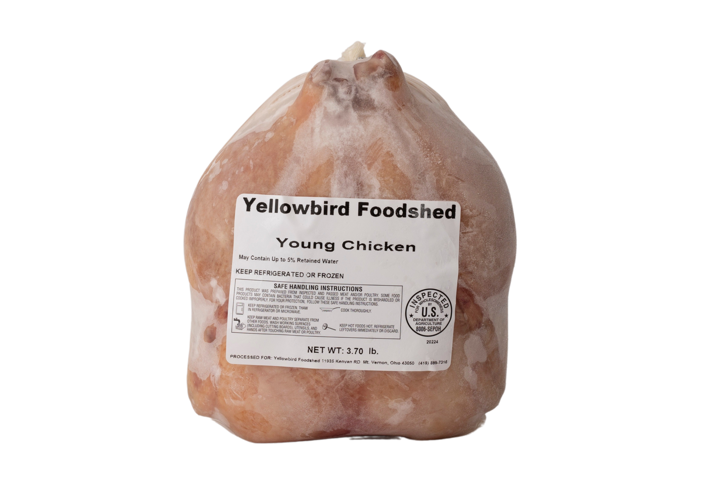 Sweet Grass Chicken Whole