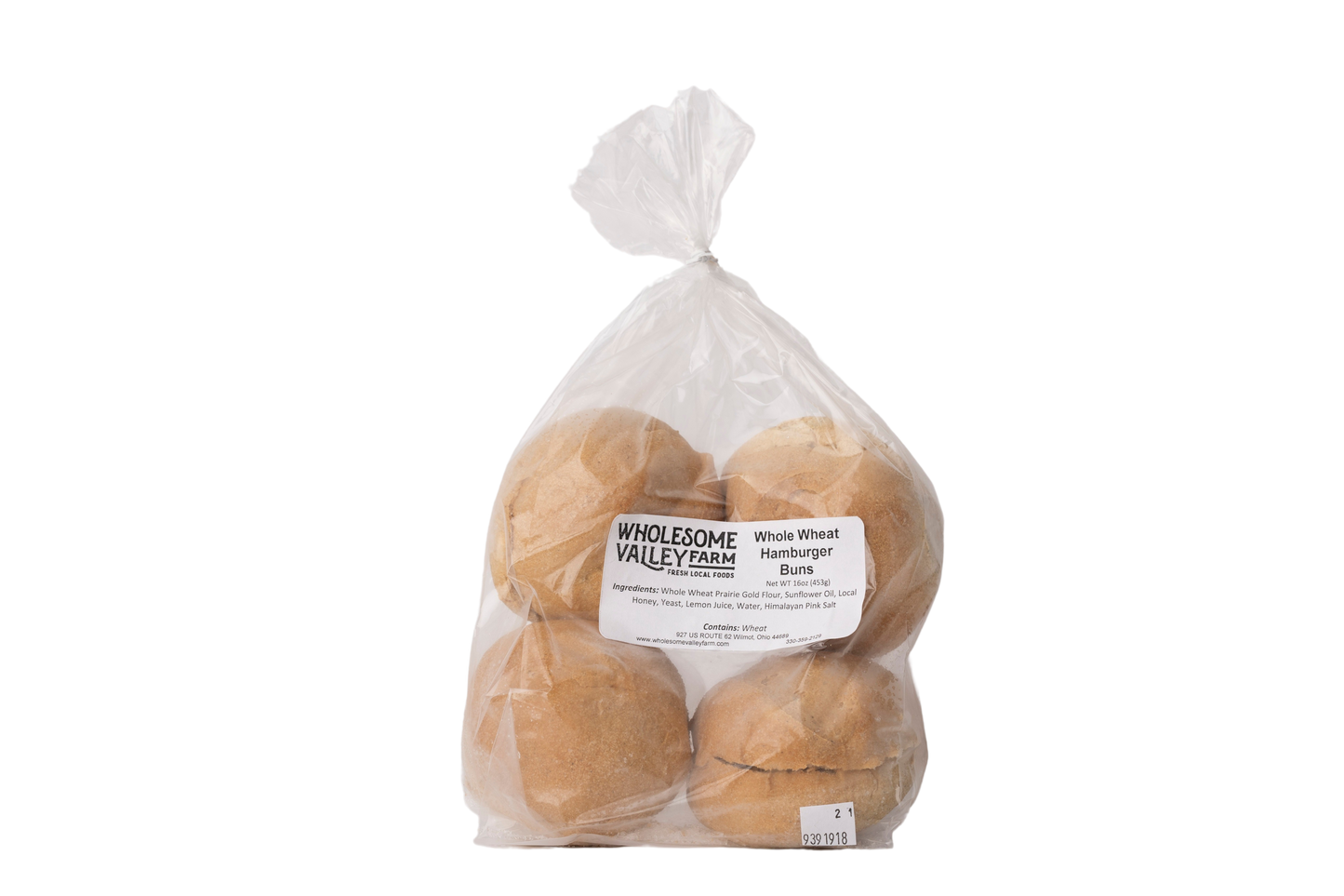 Wholesome Valley Hamburger Buns