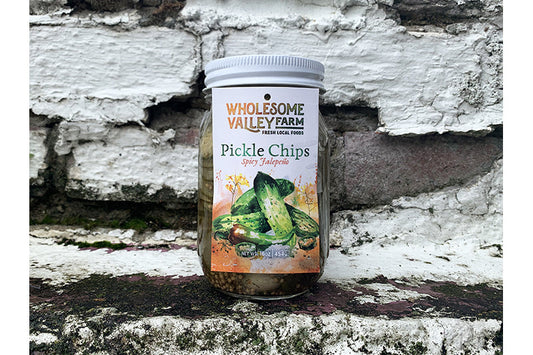 Wholesome Valley Pickle Chips Spicy