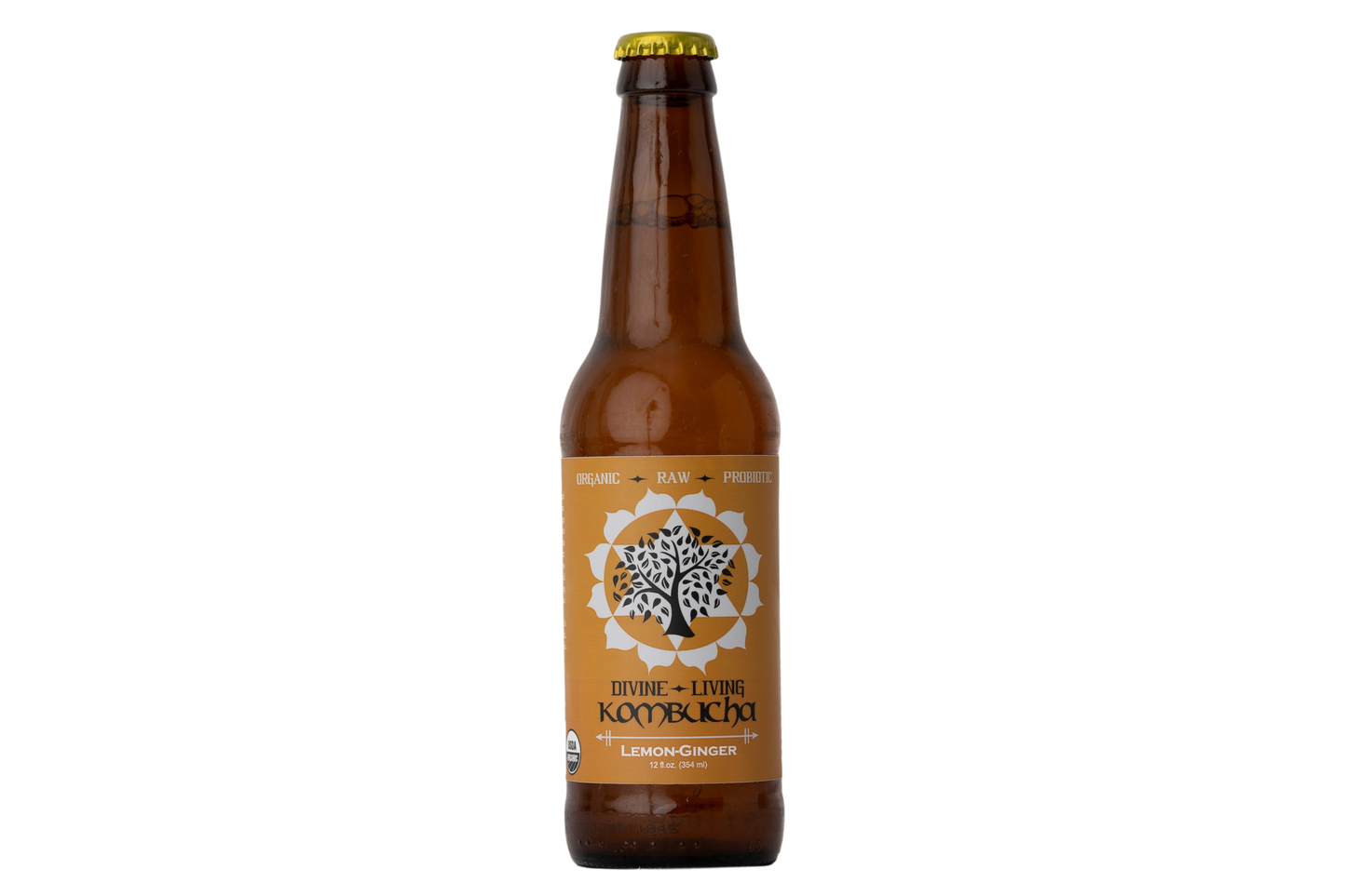 Divine Living Kombucha Lemon Ginger