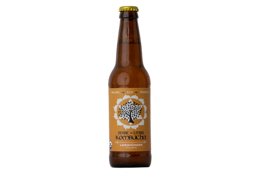 Divine Living Kombucha Lemon Ginger