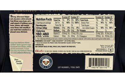 Chocolove Bar Dark Chocolate Strong