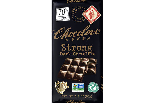 Chocolove Bar Dark Chocolate Strong