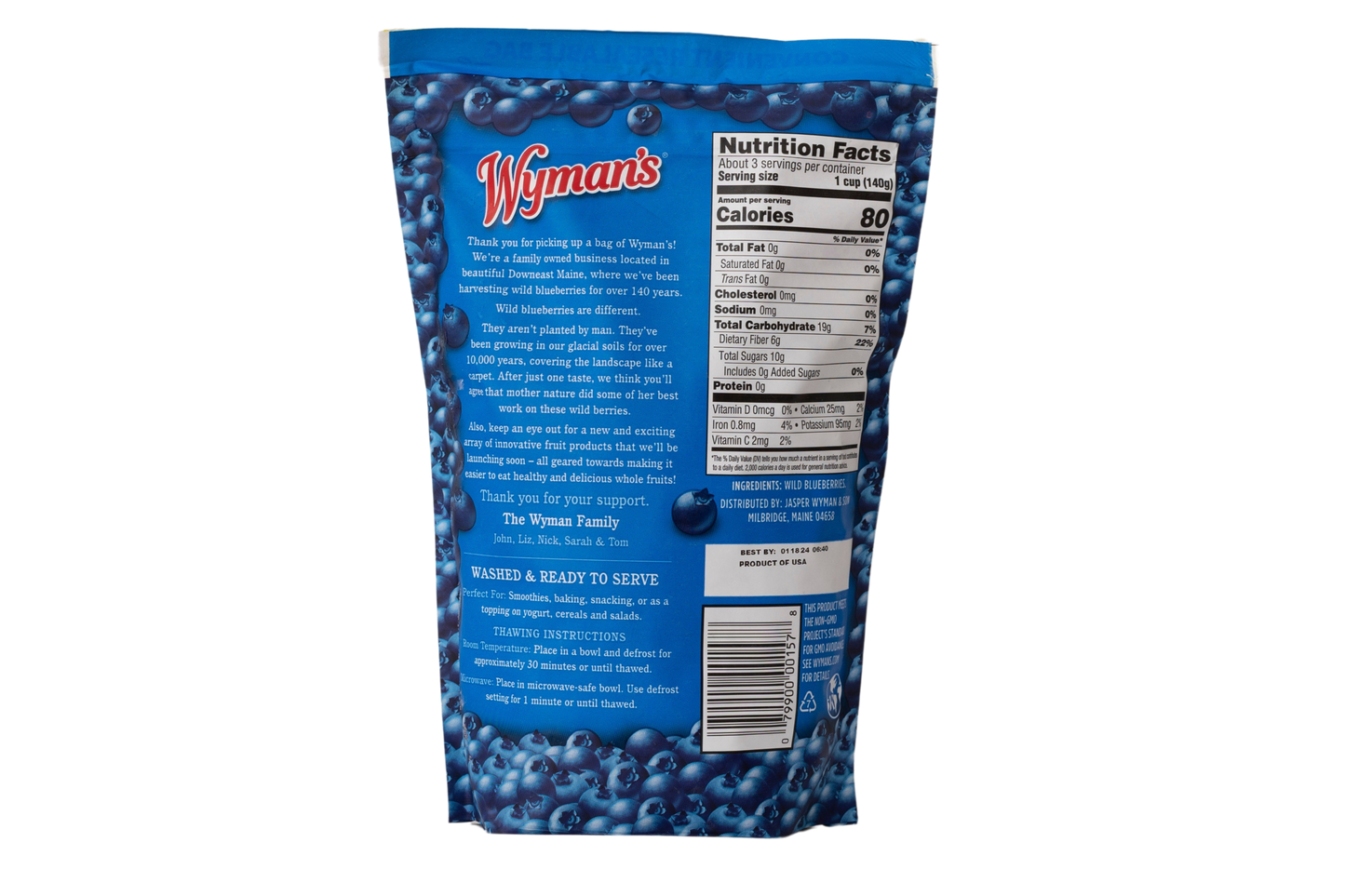 Wyman's of Maine Wild Blueberries