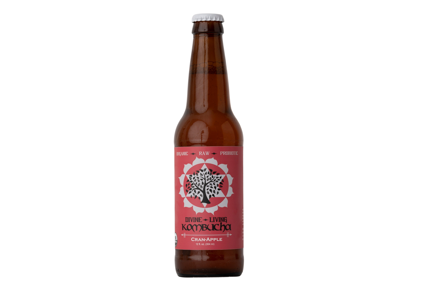 Divine Living Kombucha Cranberry Apple