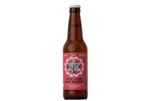 Divine Living Kombucha Cranberry Apple