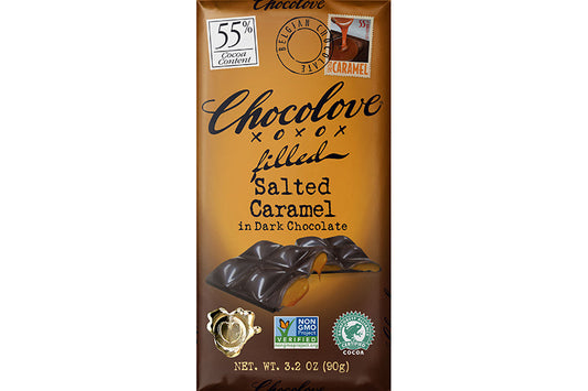 Chocolove Bar Dark Chocolate Salted Caramel