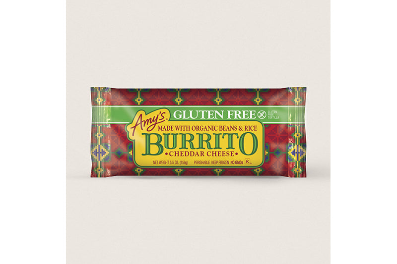 Amy's Kitchen Gluten Free Bean Rice Cheese Burrito