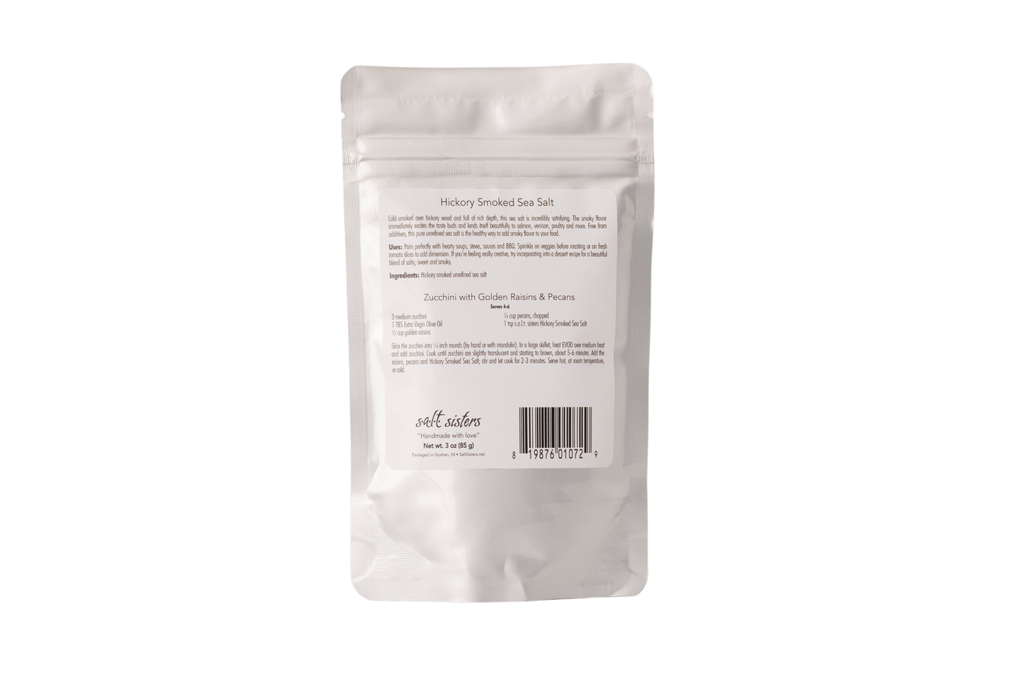 Salt Sisters Hickory Smoked Salt