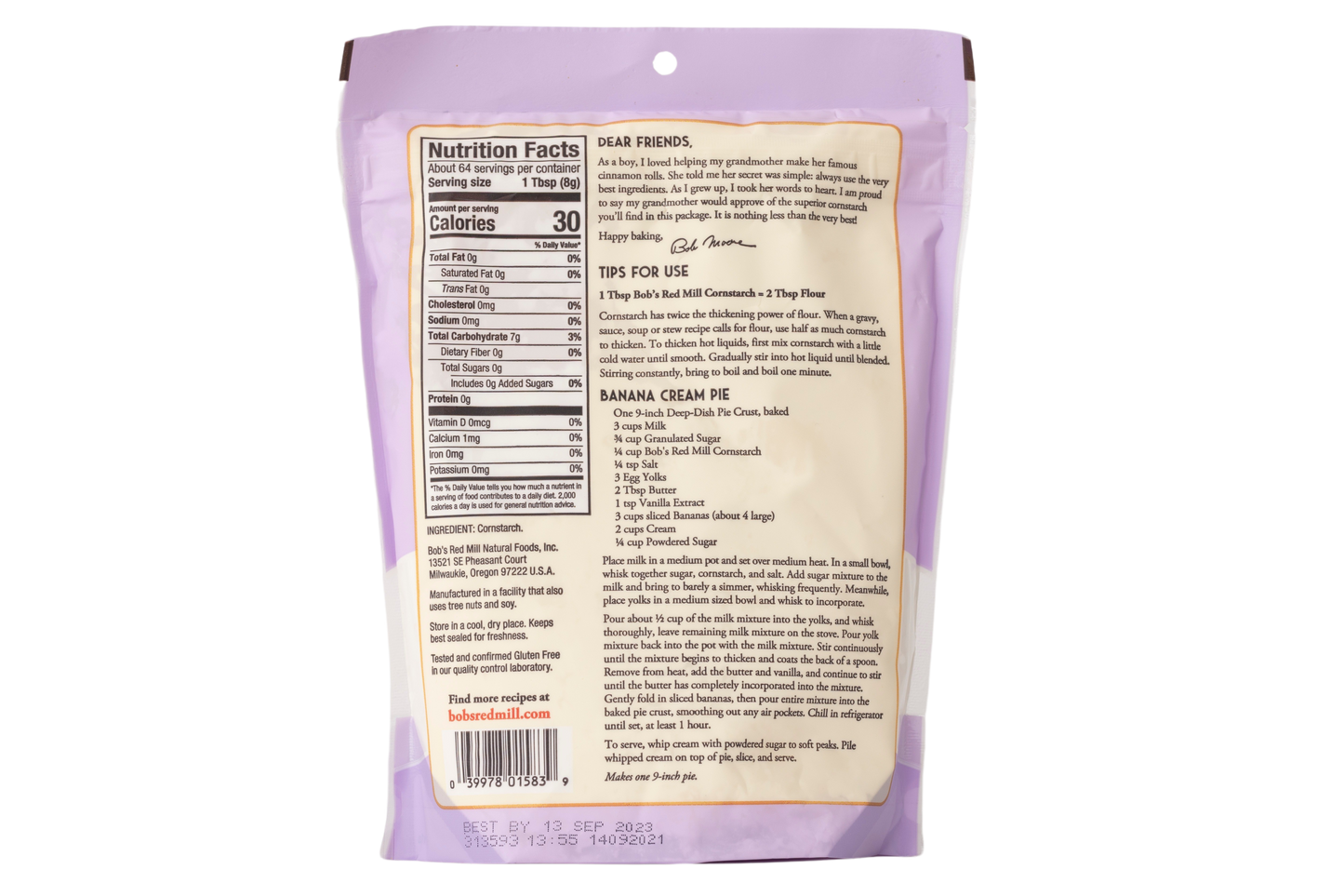 Bob's Red Mill Cornstarch