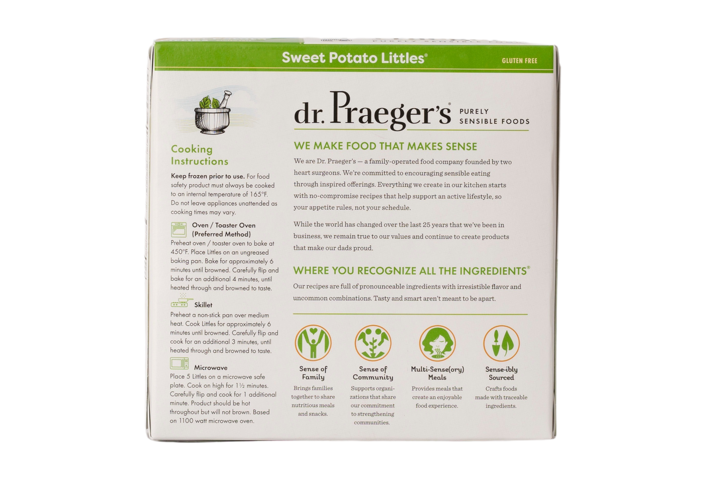 Dr. Praeger's Oatmeal Littles Sweet Potato