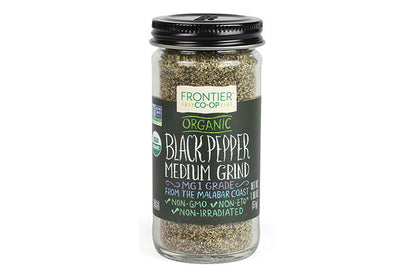 Frontier Co-op Organic Black Pepper Medium Grind