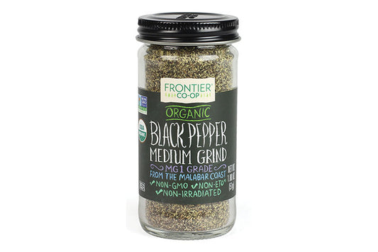 Frontier Co-op Organic Black Pepper Medium Grind