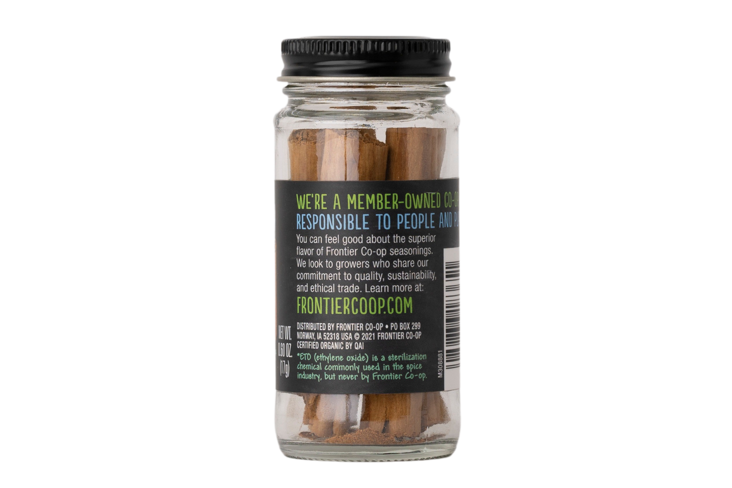 Frontier Co-op Organic Ceylon Cinnamon Sticks