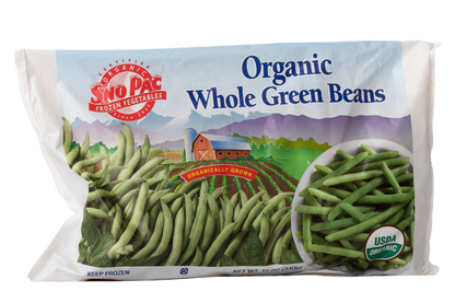 Sno Pac Organic Green Beans Whole