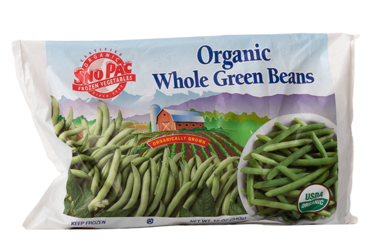 Sno Pac Organic Green Beans Whole