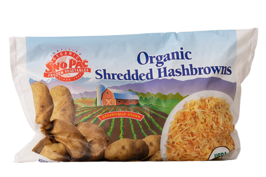 Sno Pac Organic Hash Browns Shredded