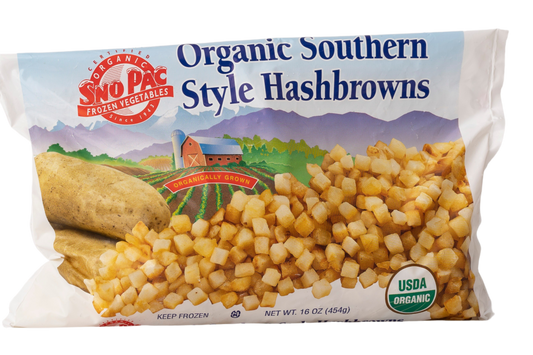 Sno Pac Organic Hash Browns Southern Style