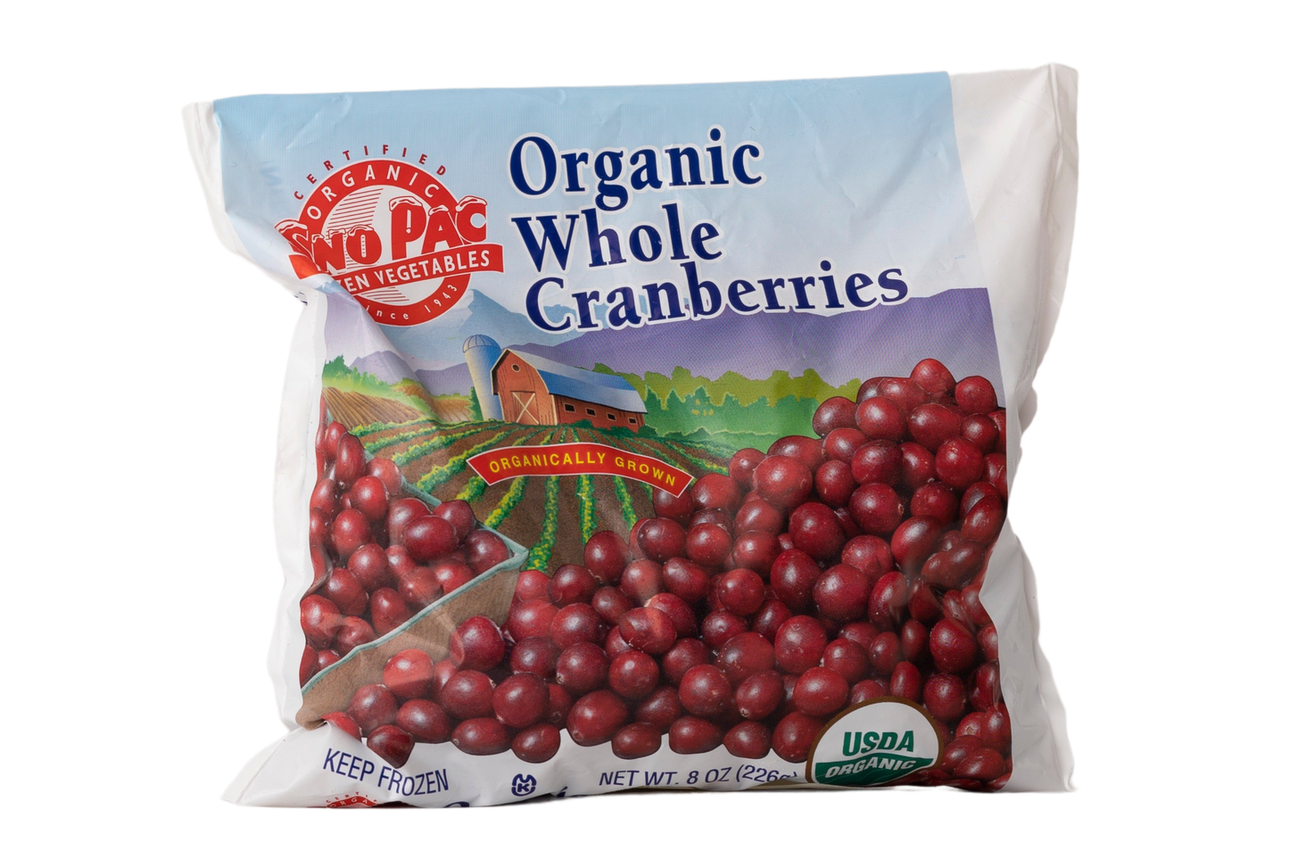 Sno Pac Organic Whole Cranberries