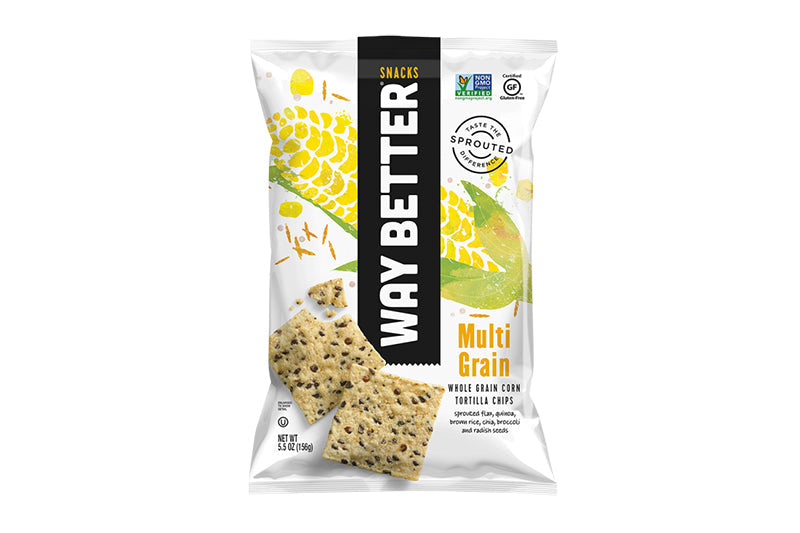 Way Better Snacks Tortilla Chips Multi-Grain