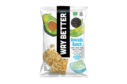 Way Better Snacks Tortilla Chips Avocado Ranch